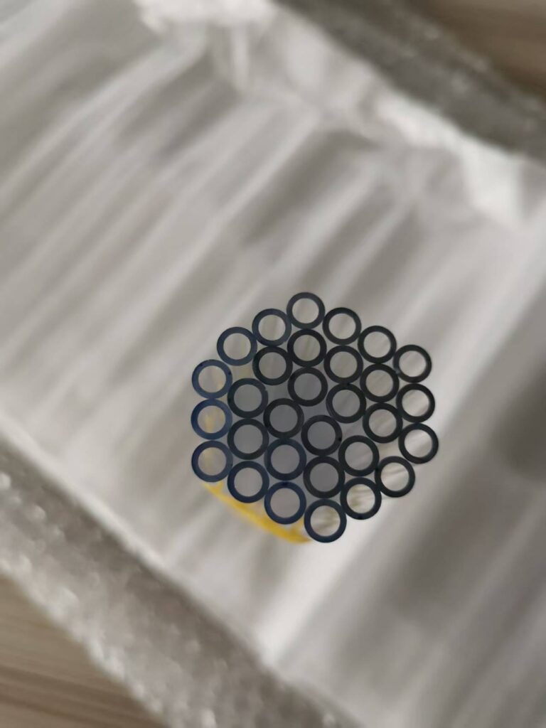 Tubo de cuarzo dopado con cerio