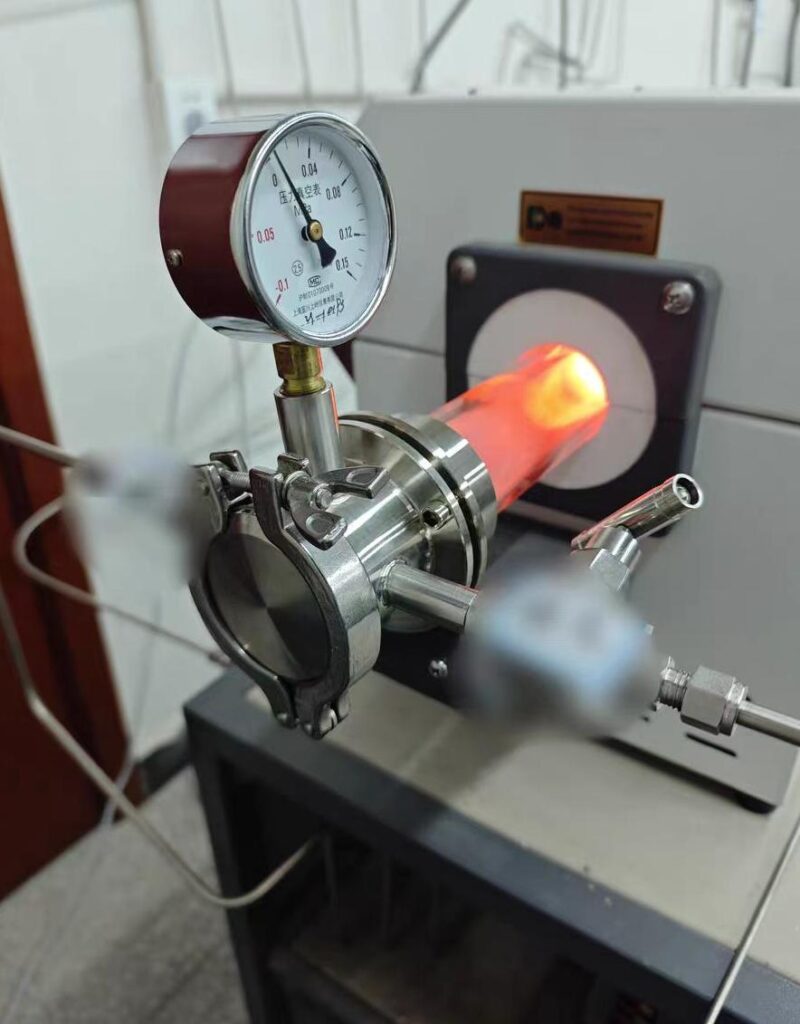 CVD Tube Furnace Filled with Nitrogen