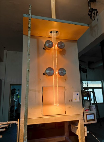 Small 500 KG Quartz Tube Drawing Furnace