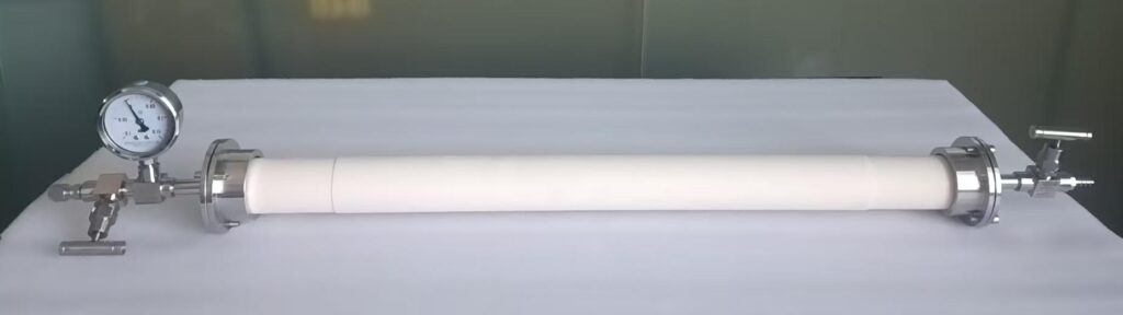 Standard flange + alumina tube assembly